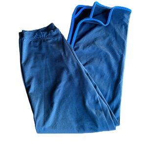 Hind athletic pants wide leg split cuff Black Medium